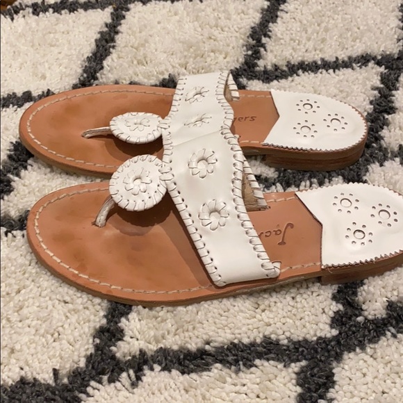 Women’s Size 7 white Jack Rogers Sandals - Picture 2 of 7